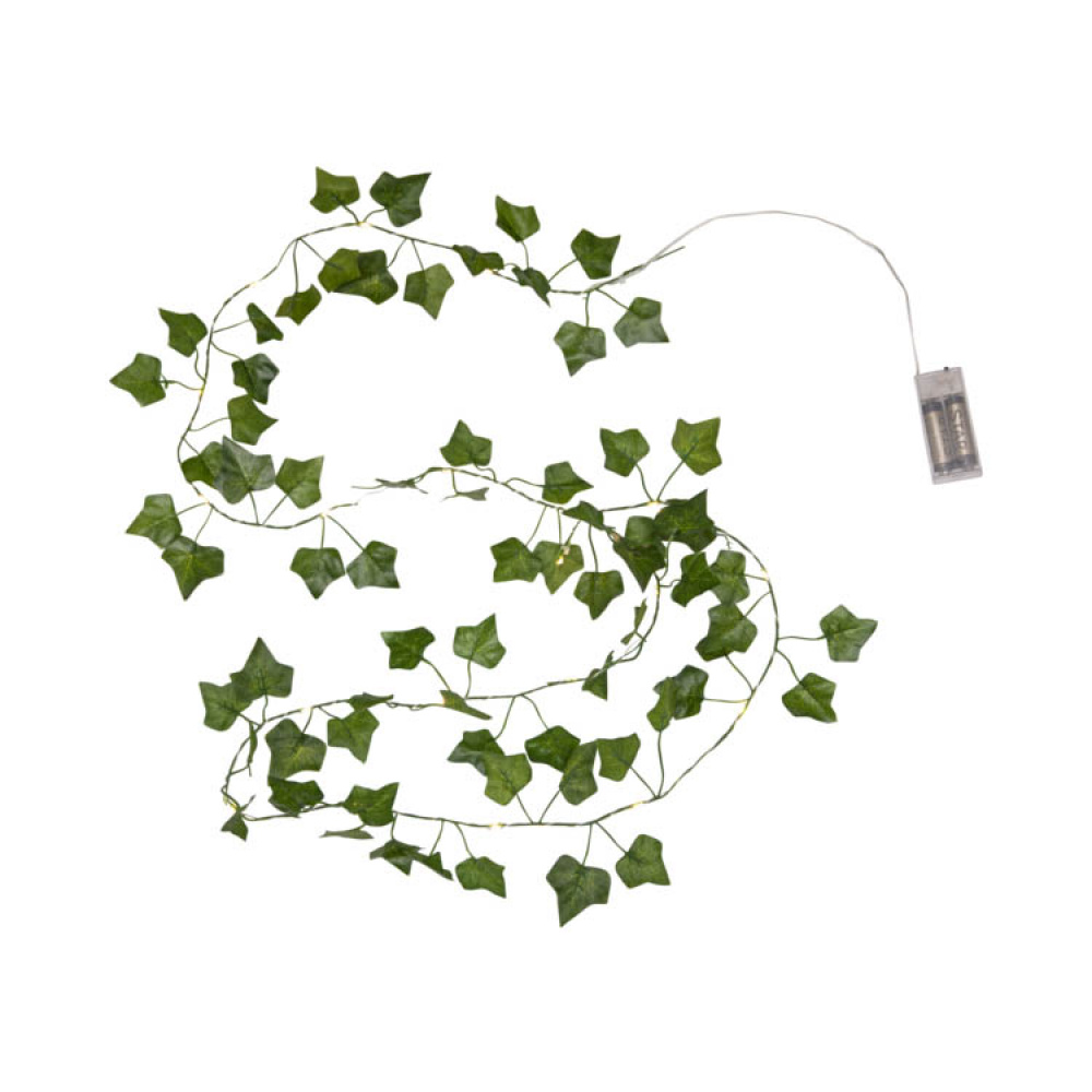 Batteridrevet lyskæde med efeu i gruppen Belysning / Indendørsbelysning / Dekorationsbelysning indendørs hos SmartaSaker.se (14521)