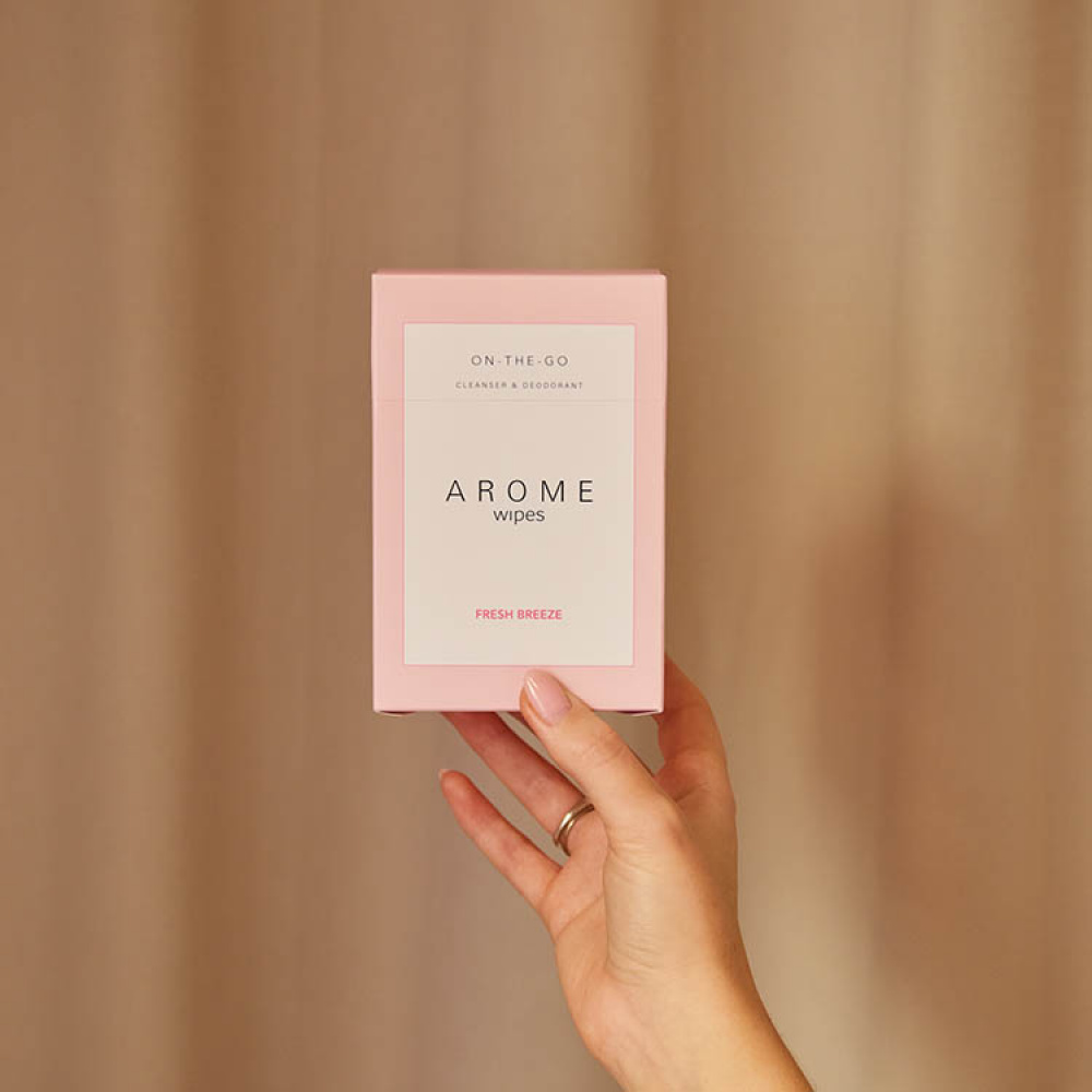 Arome, Deo wipes, 10-pak i gruppen Hjem / Badeværelse / Hygiejne hos SmartaSaker.se (14533)