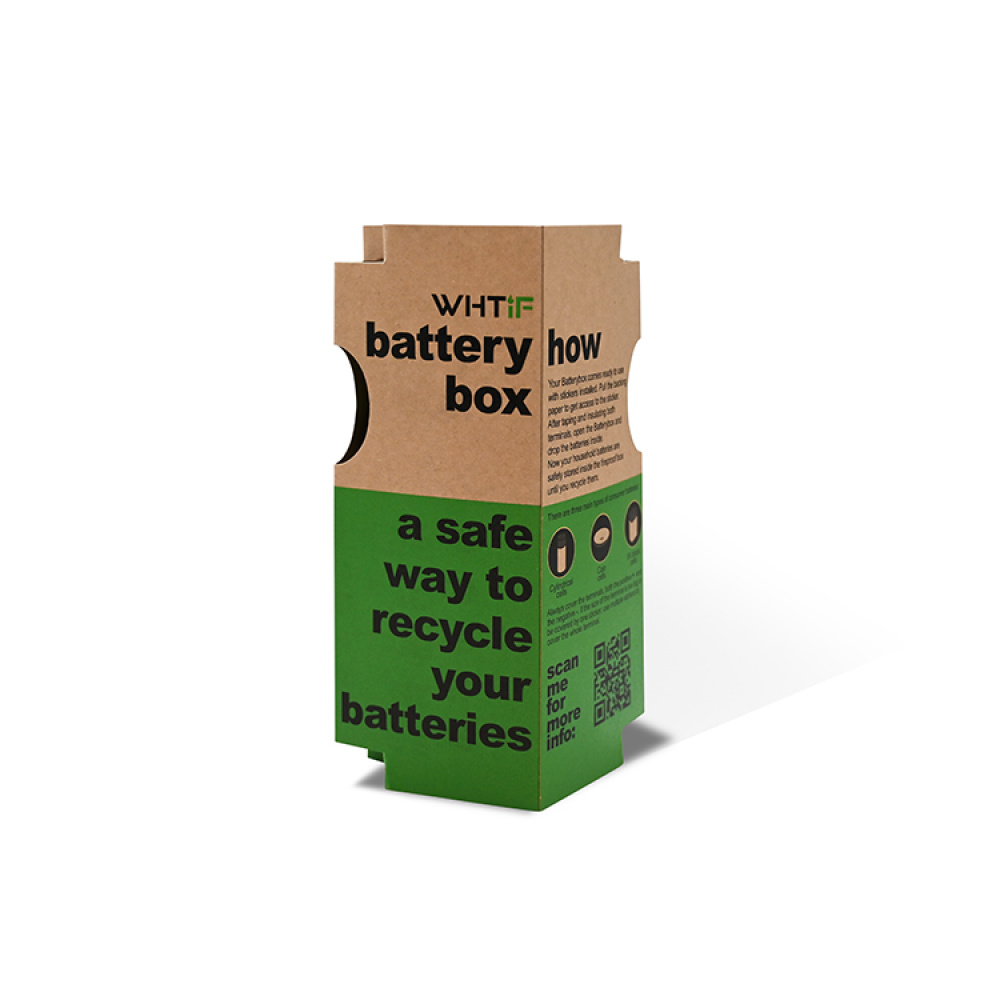 Batteriboks til genbrug i gruppen Hjem / Miljøvenlig / Kildesortering hos SmartaSaker.se (14540)
