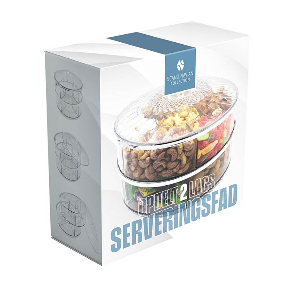 Serveringsfad med låg i gruppen Hjem / Køkkenredskaber hos SmartaSaker.se (14548)