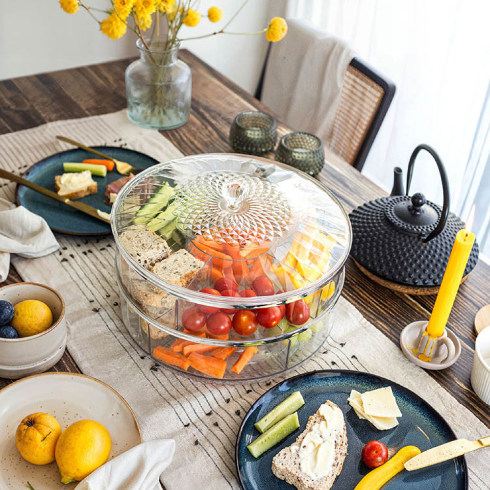 Serveringsfad med låg i gruppen Hjem / Køkkenredskaber hos SmartaSaker.se (14548)