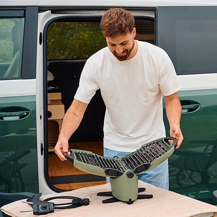 Bærbar elektrisk grill, NomadiQ i gruppen Hjem / Grilltilbehør hos SmartaSaker.se (14559)