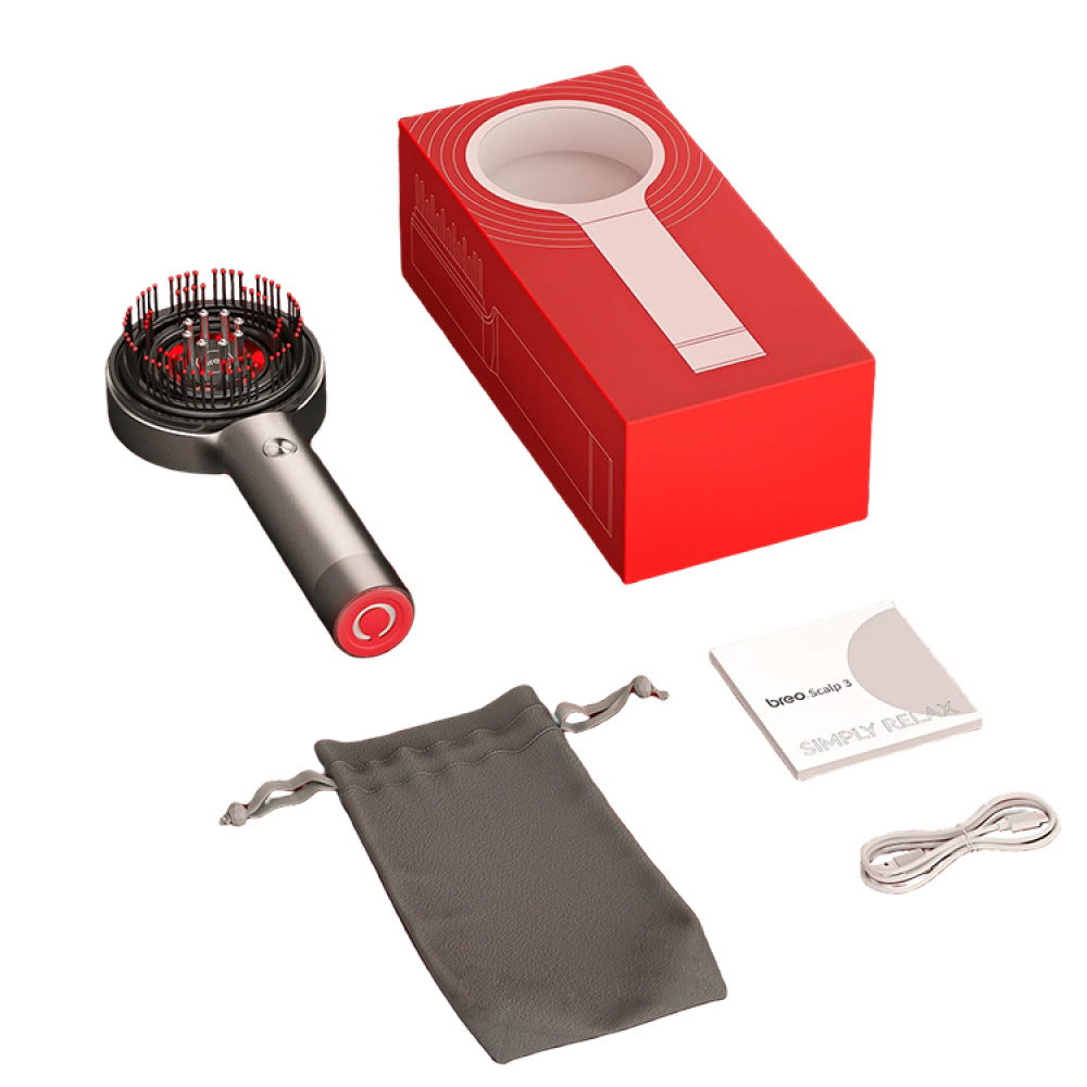 Hovedbundsbørste med rødlysterapi, Breo i gruppen Fritid hos SmartaSaker.se (14593)