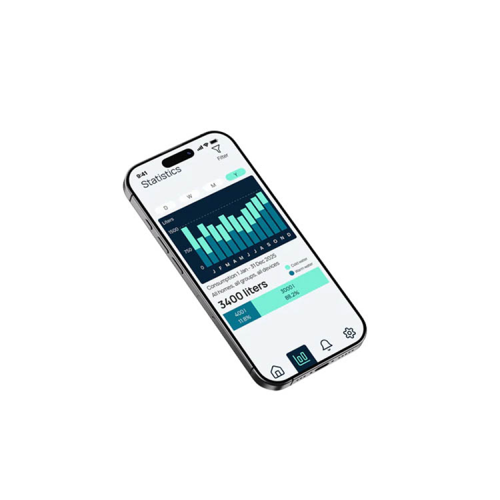 App-kontrolleret vandmåler, Water grip i gruppen Hjem / Elektronik / Smart hjem hos SmartaSaker.se (14608)