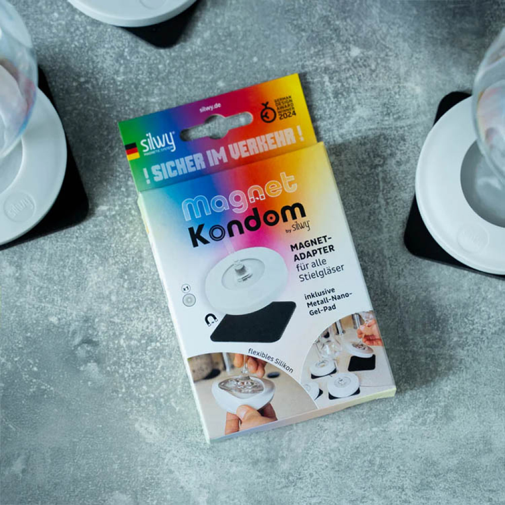 Magnetisk silikonefod til Silwy-glas i gruppen Køretøjer / Campingvogn & Autocamper hos SmartaSaker.se (14635)