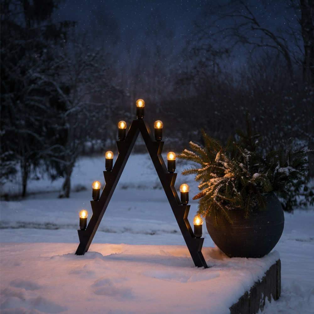 Stor adventsstage til udendørs brug i gruppen Højtider / Advent og jul / Julebelysning hos SmartaSaker.se (14656)