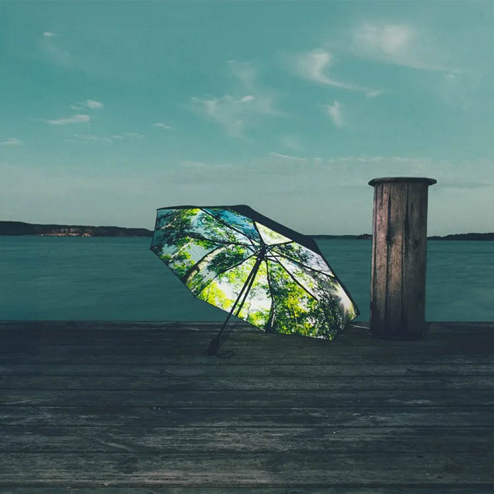 Paraply med fotomotiv i gruppen Højtider / Julegaver / Secret Santa hos SmartaSaker.se (14715)