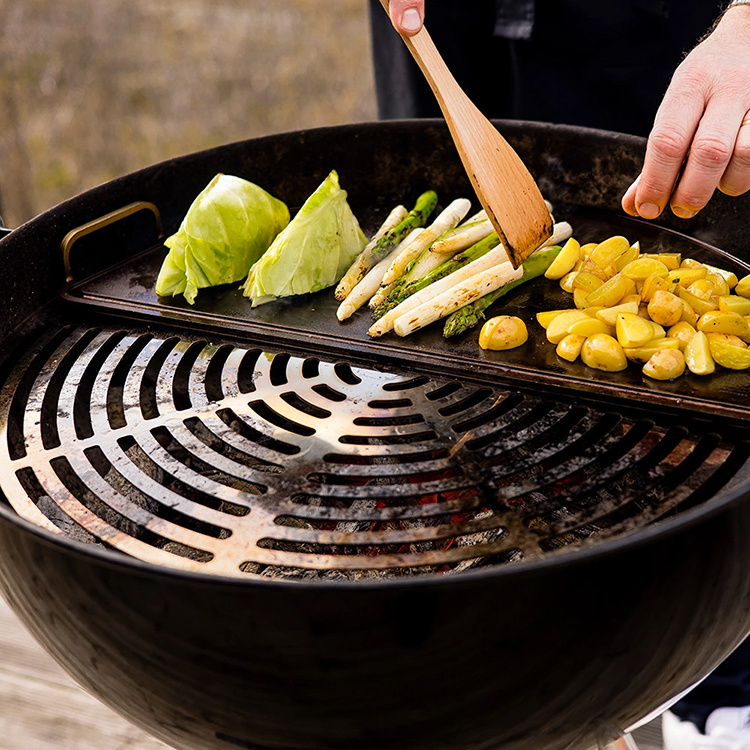 Halvrund stegeplade, Kockums Jernverk i gruppen Hjem / Grilltilbehør hos SmartaSaker.se (14734)