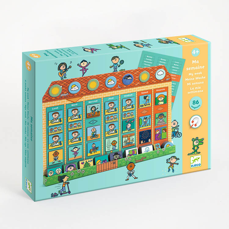 Magnetisk ugekalender til børn i gruppen Hjem / Børneting hos SmartaSaker.se (14770)