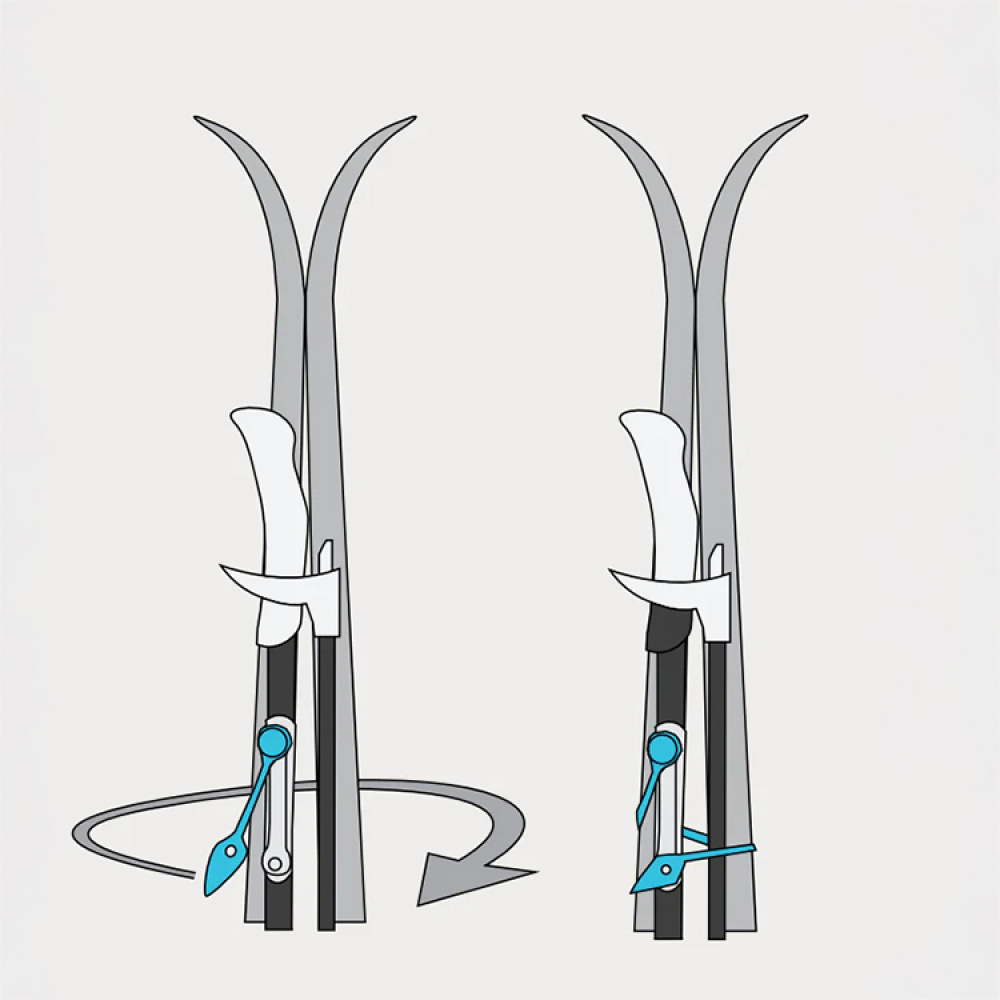 Længdsskiholder 2-pack, Lyly-Strap i gruppen Fritid / Vintertilbehør / Tilbehør til ski hos SmartaSaker.se (14788)