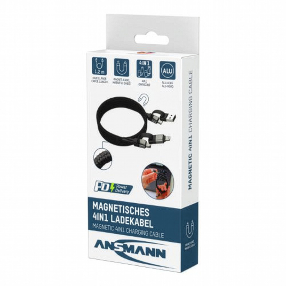 Magnetisk multikabel i gruppen Hjem / Elektronik / Kabler og adaptere hos SmartaSaker.se (14811)