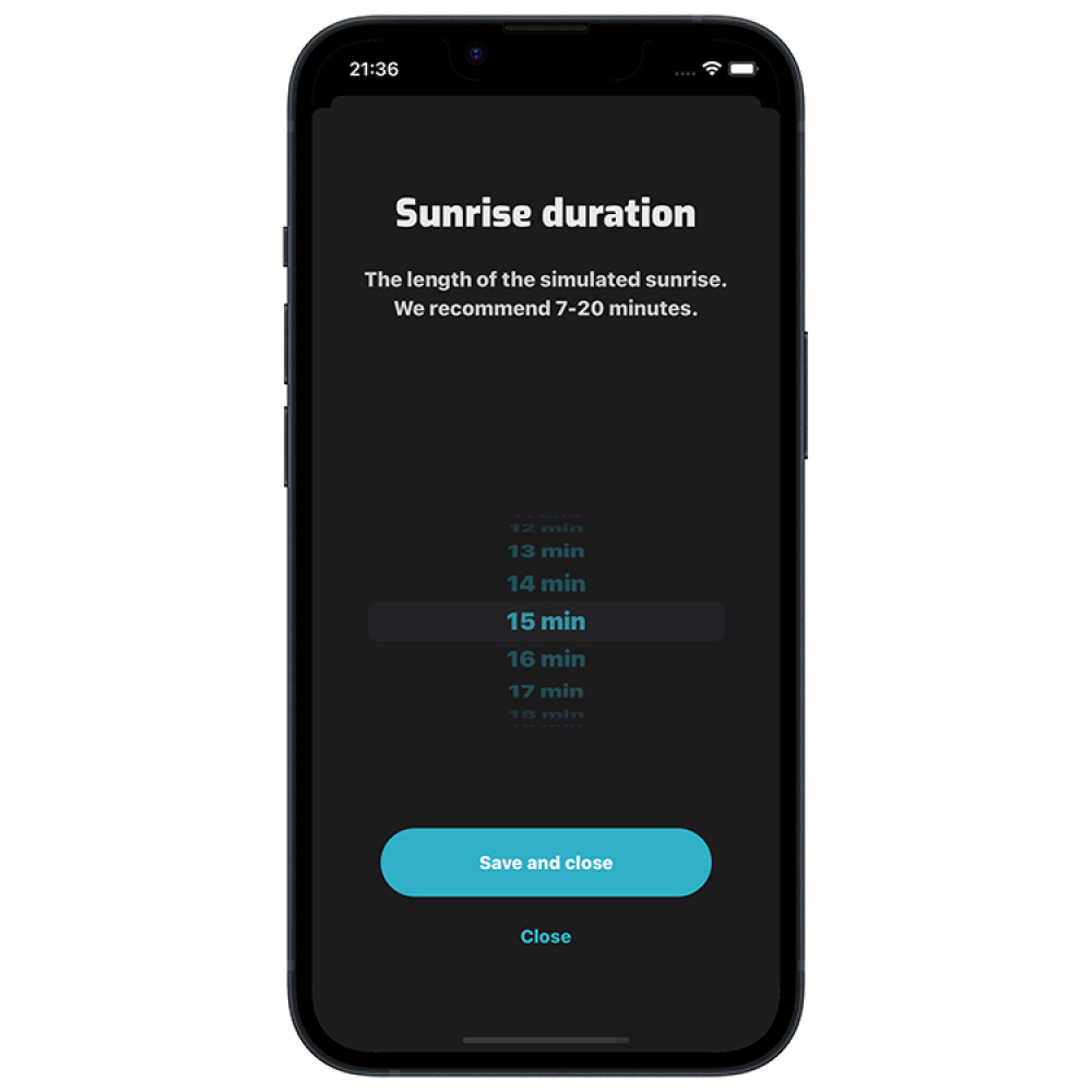 Smart vækkeur med lys, WakeMe i gruppen Hjem / Elektronik / Forbrugerelektronik hos SmartaSaker.se (14828)