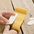 Pysselblomster af crepepapir