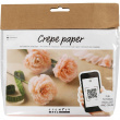 Pysselblomster af crepepapir