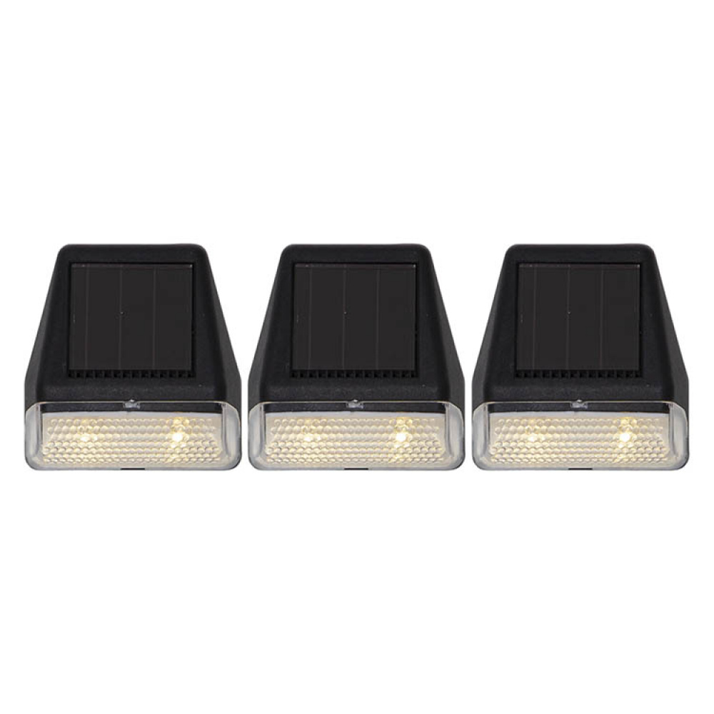 Fasadebelysning 3-pack i gruppen Belysning / Udendørsbelysning / Solcellelamper hos SmartaSaker.se (14850)