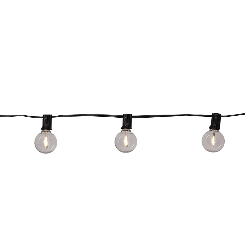 Solcelledningslys med hængende små glødelamper i gruppen Belysning / Udendørsbelysning / Solcellelamper hos SmartaSaker.se (14852)