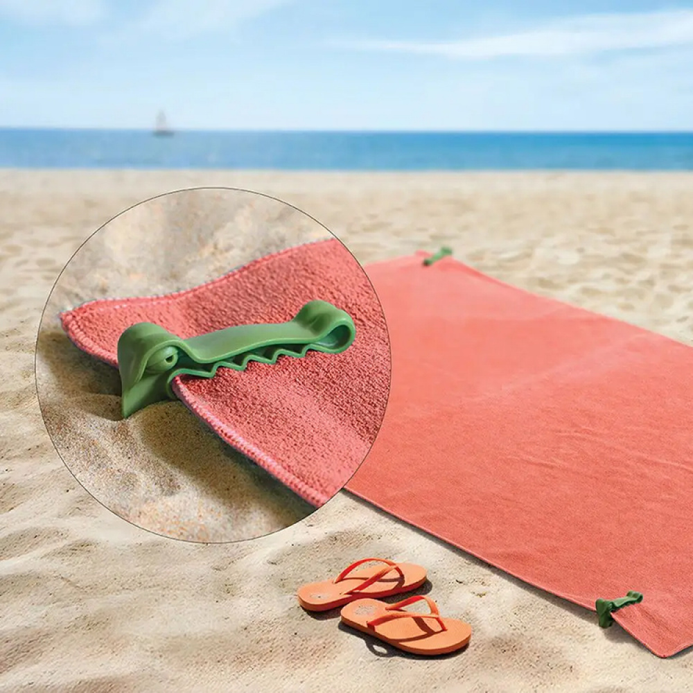 Holder til strandhåndklæde, 4-pack i gruppen Fritid / Sommeraktiviteter / Strandliv hos SmartaSaker.se (14858)