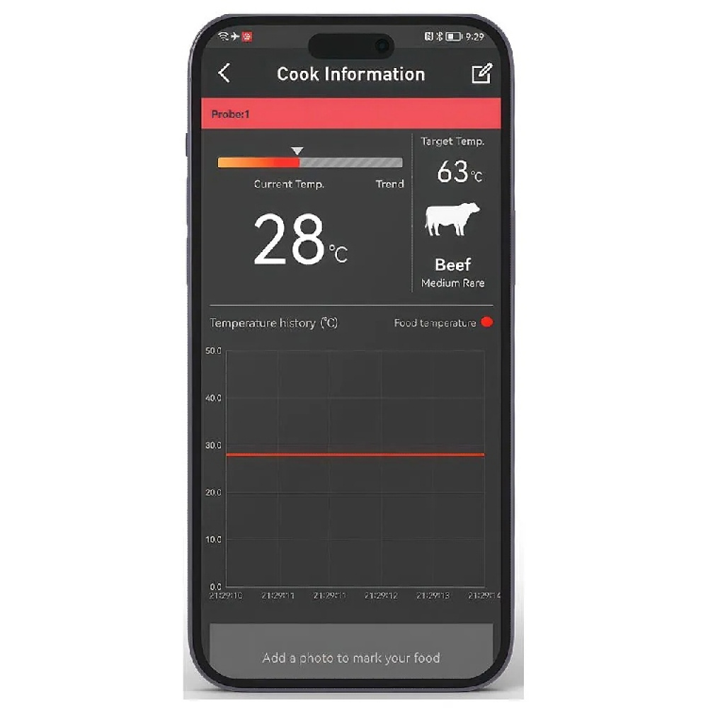 Grilltermometer til kuglegrill, HerQ Dome i gruppen Hjem / Grilltilbehør hos SmartaSaker.se (14874)