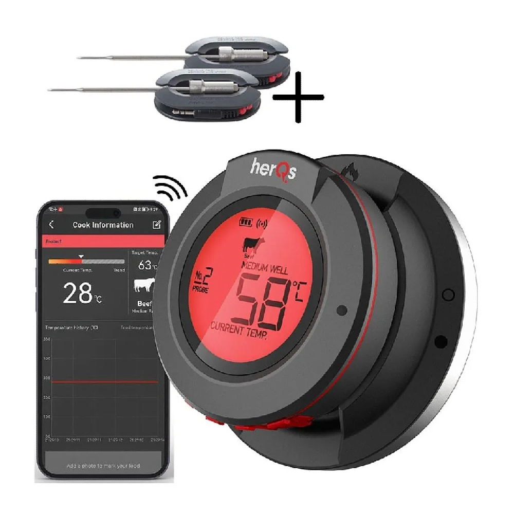 Grilltermometer til kuglegrill, HerQ Dome i gruppen Hjem / Grilltilbehør hos SmartaSaker.se (14874)