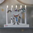 Batteridrevet Pippi-adventslysestage