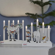Batteridrevet Pippi-adventslysestage