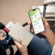 Pasholder med sporing og RFID-beskyttelse