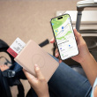 Pasholder med sporing og RFID-beskyttelse