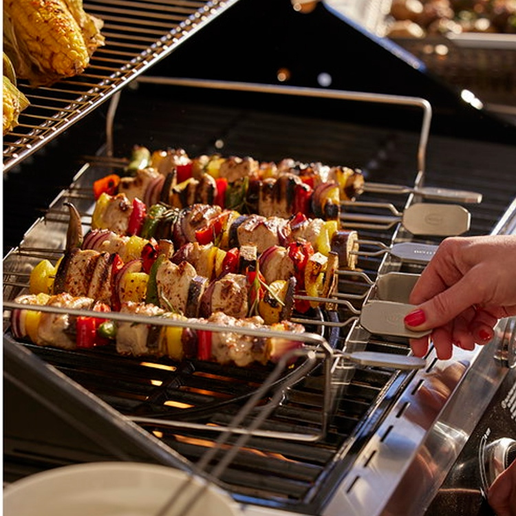 Grillspyd med holder i gruppen Hjem / Grilltilbehør hos SmartaSaker.se (14937)