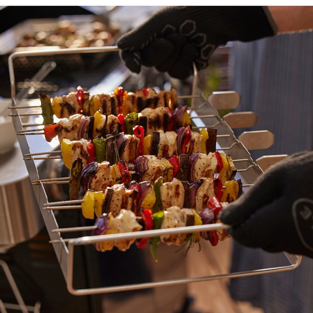 Grillspyd med holder i gruppen Hjem / Grilltilbehør hos SmartaSaker.se (14937)