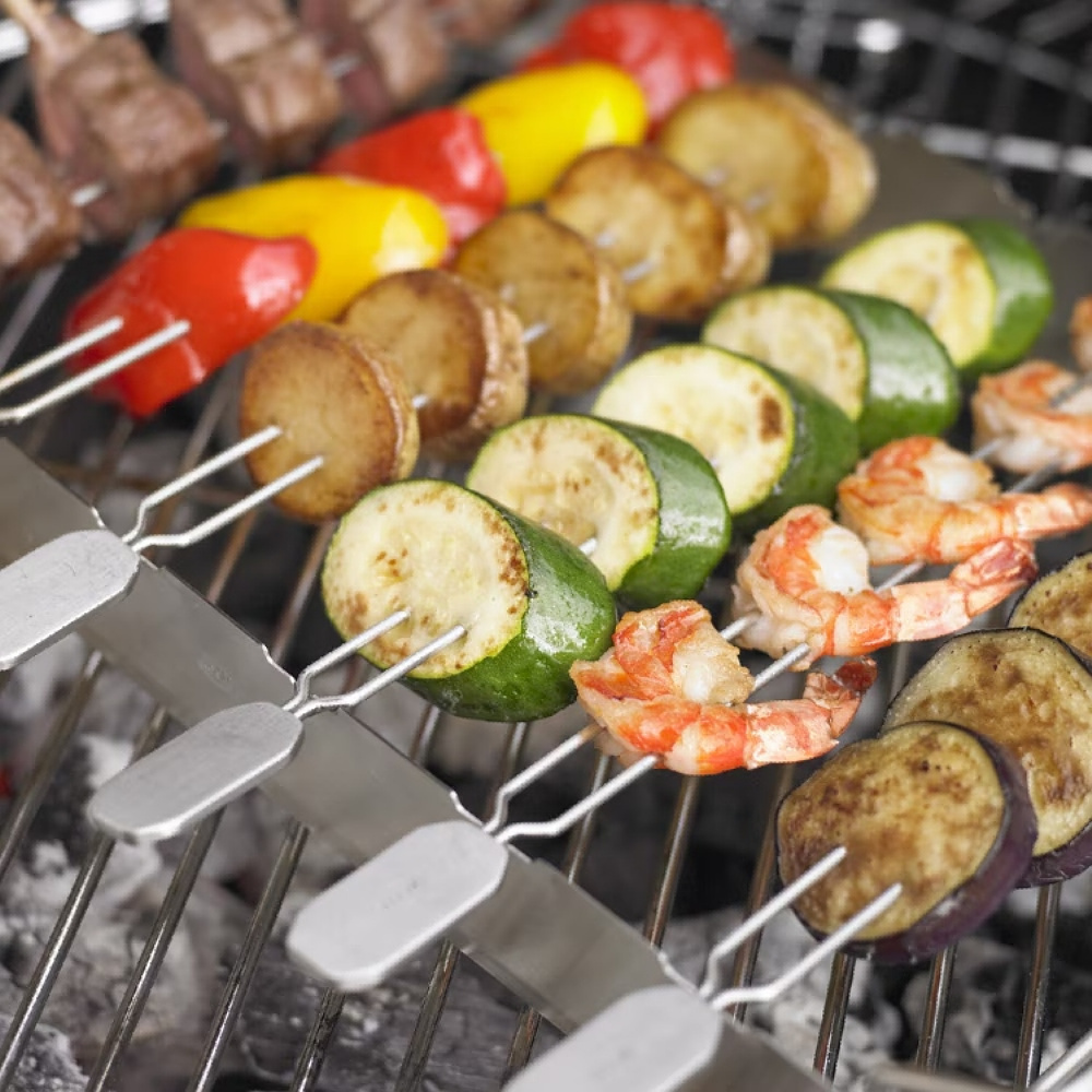 Grillspyd med holder i gruppen Hjem / Grilltilbehør hos SmartaSaker.se (14937)