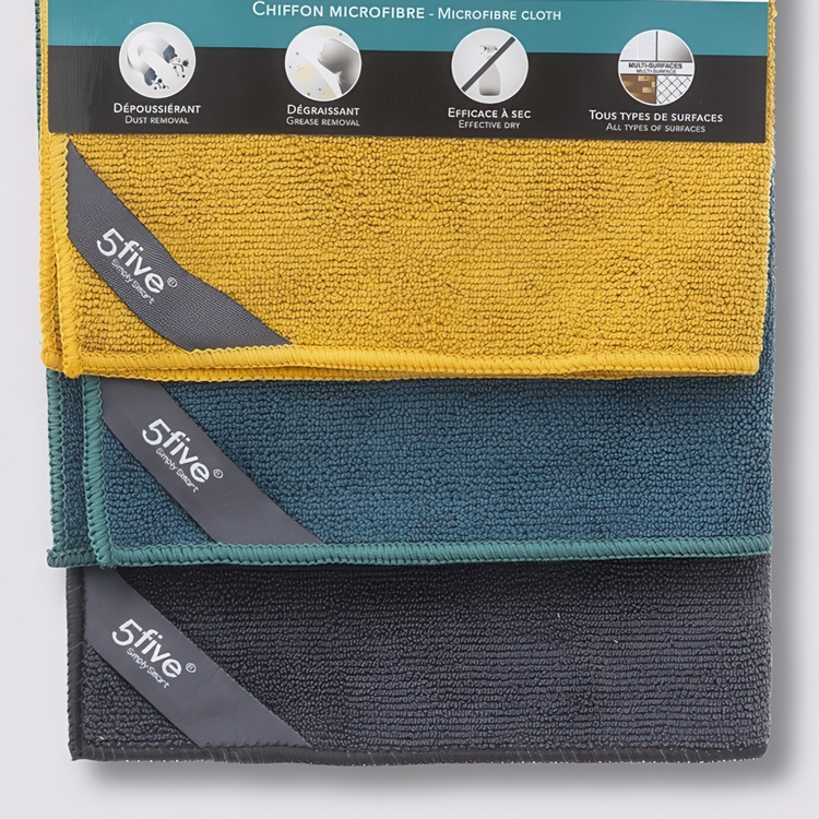 Universalklude i mikrofiber 3-pak, 40x30 cm i gruppen Opbevaring / Rengøringsopbevaring og affaldssortering / Rengøringsklude og børster hos SmartaSaker.se (40004)