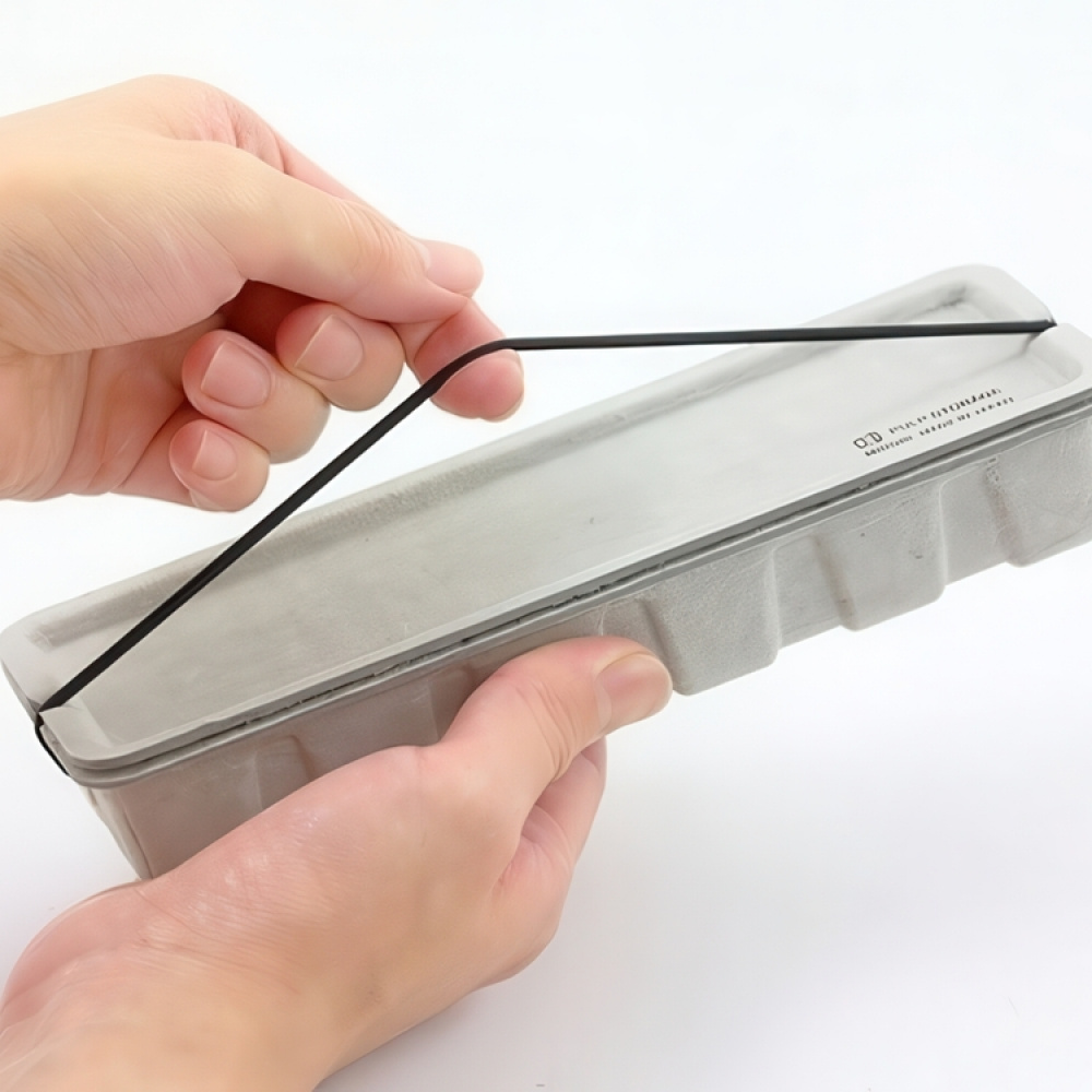 Æske af genbrugspapir, MIDORI PULP PEN STORAGE, hvid i gruppen Opbevaring / Opbevaringskasser / Småopbevaring / Askar hos SmartaSaker.se (40026)