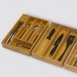 Bestikskuffe med knivholder i bambus 5 rum, 5five