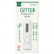 Hobbykniv i miniformat, MIDORI CUTTER XS, hvid