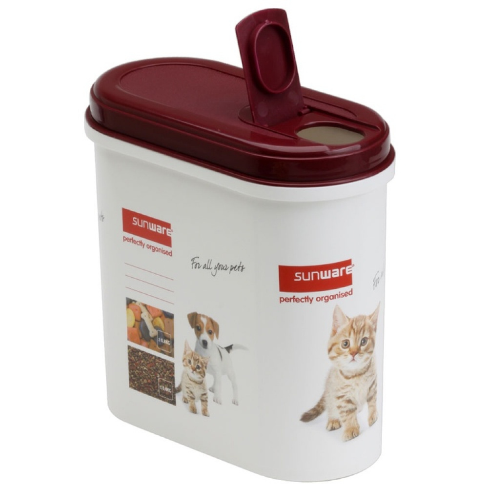 Opbevaringsbøtte til hunde- og kattefoder 2,2L i gruppen Opbevaring / Køkkenopbevaring / Opbevaringsbeholdere hos SmartaSaker.se (40257)