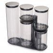Opbevaringsglas med stativ 5 dele, Joseph Joseph