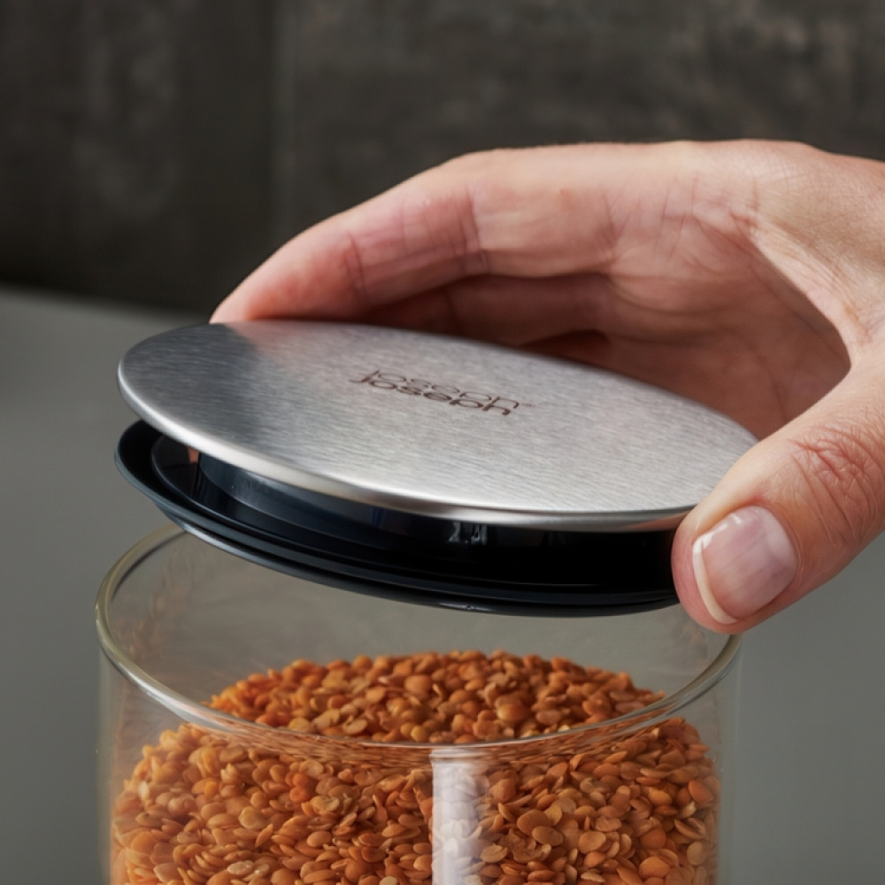 Opbevaringsglas med stativ 5 dele, Joseph Joseph i gruppen Opbevaring / Køkkenopbevaring / Opbevaringsbeholdere hos SmartaSaker.se (40341)