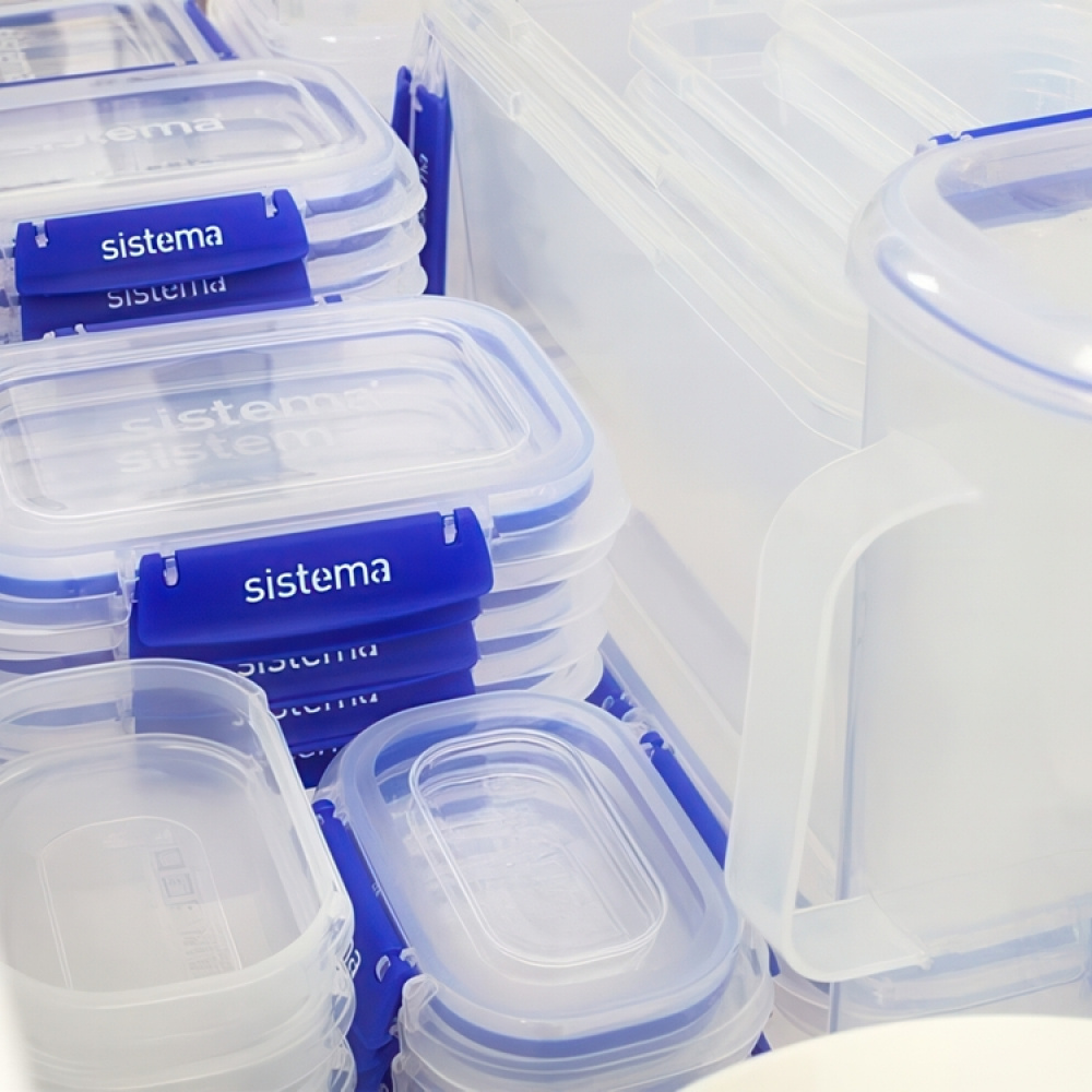 Sandwichboks 3-pak 0,52L, Sistema i gruppen Opbevaring / Køkkenopbevaring / Madkasser / Madkasser i plast hos SmartaSaker.se (40349)