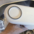 Opvaskemiddelpumpe og opbevaringsholder, Bosign, Hvid