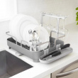 Opvaskestativ med vinglasholder, HOLSTER DISH RACK, 42 x 34,5 x H15 cm, Umbra