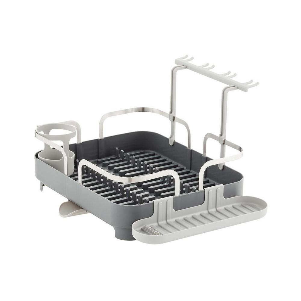Opvaskestativ med vinglasholder, HOLSTER DISH RACK, 42 x 34,5 x H15 cm, Umbra i gruppen Opbevaring / Køkkenopbevaring / Vaskestativ og vaskebænk hos SmartaSaker.se (40450)