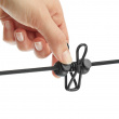 Elastisk tøjsnor med klemmer