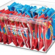 Transparent etiketklemme 3-pak