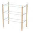Udtrækkelig skohylde i træ og metal, 41-70 cm, Yamazaki