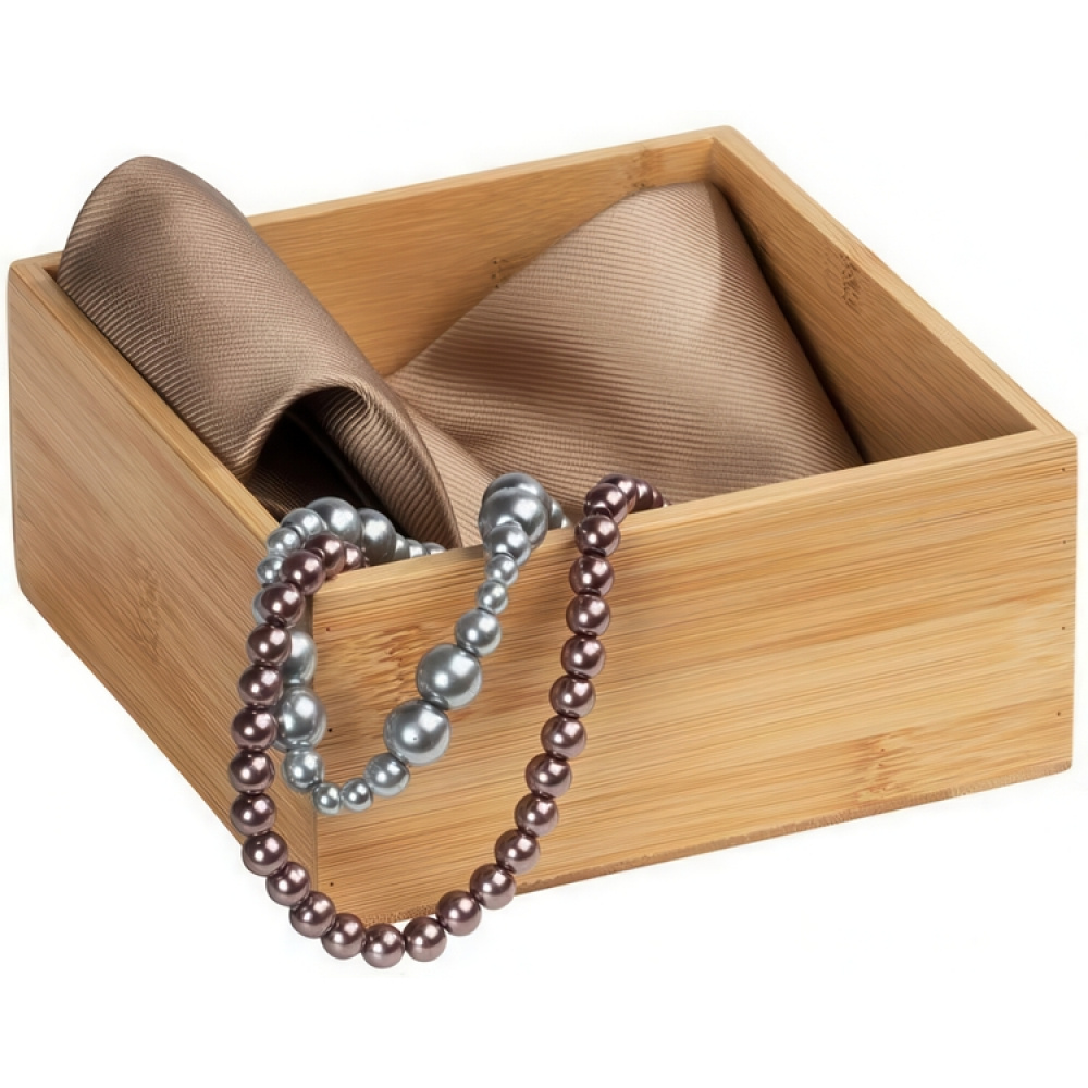 Skuffeindsats i bambus, 15x15 cm, Wenko i gruppen Opbevaring / Opbevaringskasser / Småopbevaring hos SmartaSaker.se (40676)