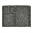 Opbevaringsbakke i filt, 28,6x20x2 cm