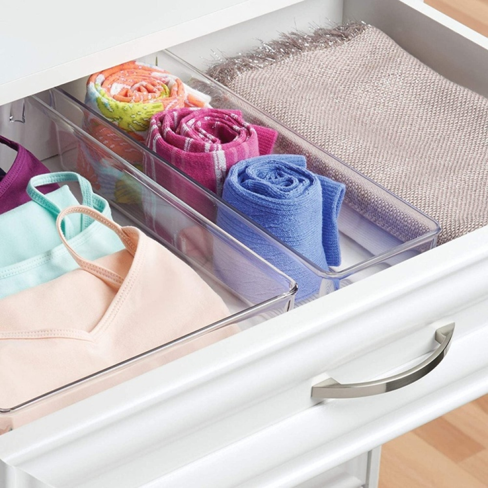 Indsatsboks i plast, 30,5x12,7 cm, iDesign i gruppen Opbevaring / Garderobeopbevaring / Sorteringskasser hos SmartaSaker.se (40687)