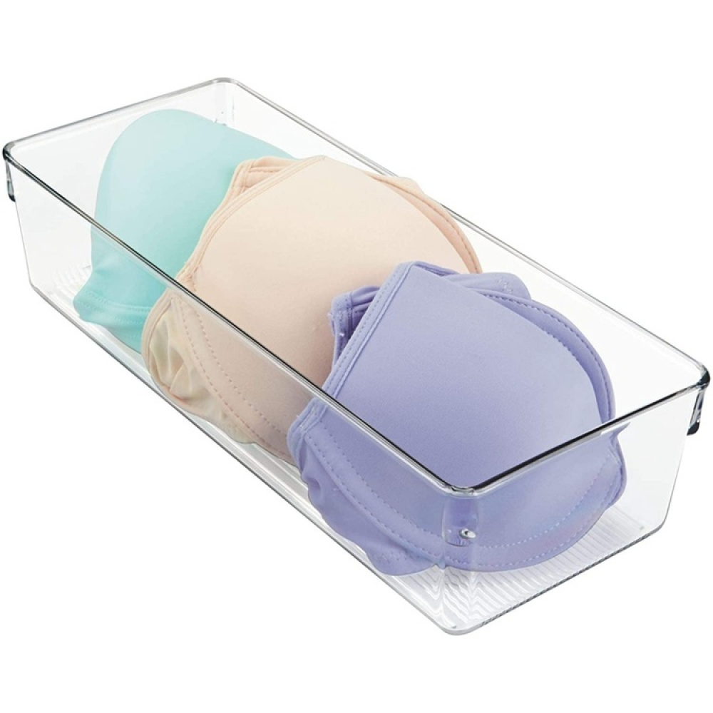 Indsatsboks i plast, 30,5x12,7 cm, iDesign i gruppen Opbevaring / Garderobeopbevaring / Sorteringskasser hos SmartaSaker.se (40687)