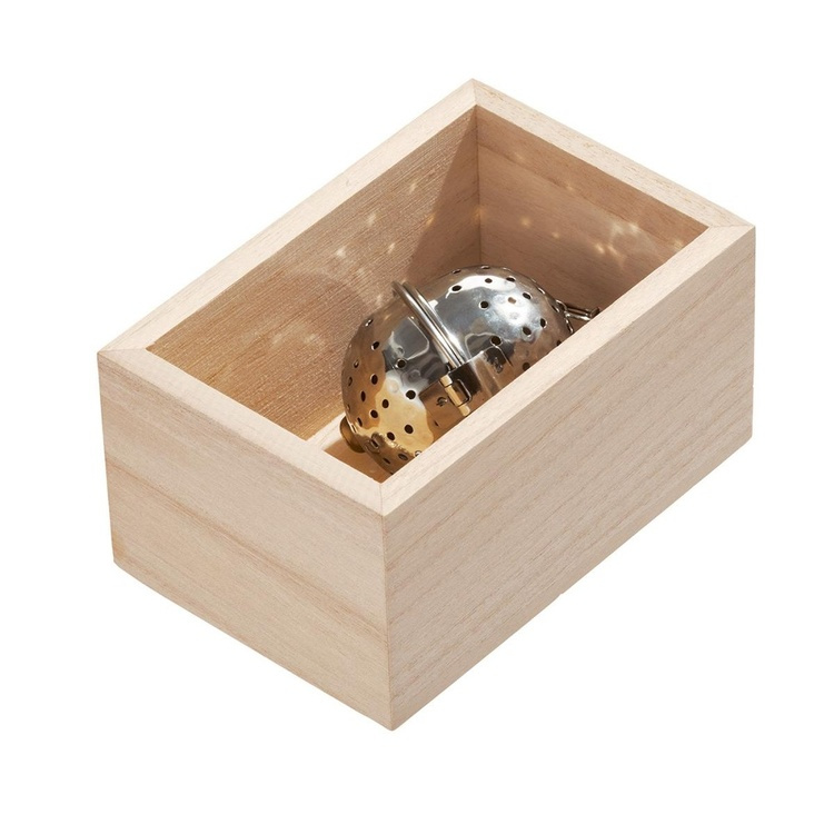 Indsatsbakke i træ, 12,7x8,6 cm, iDesign i gruppen Opbevaring / Opbevaringskasser / Småopbevaring hos SmartaSaker.se (40689)