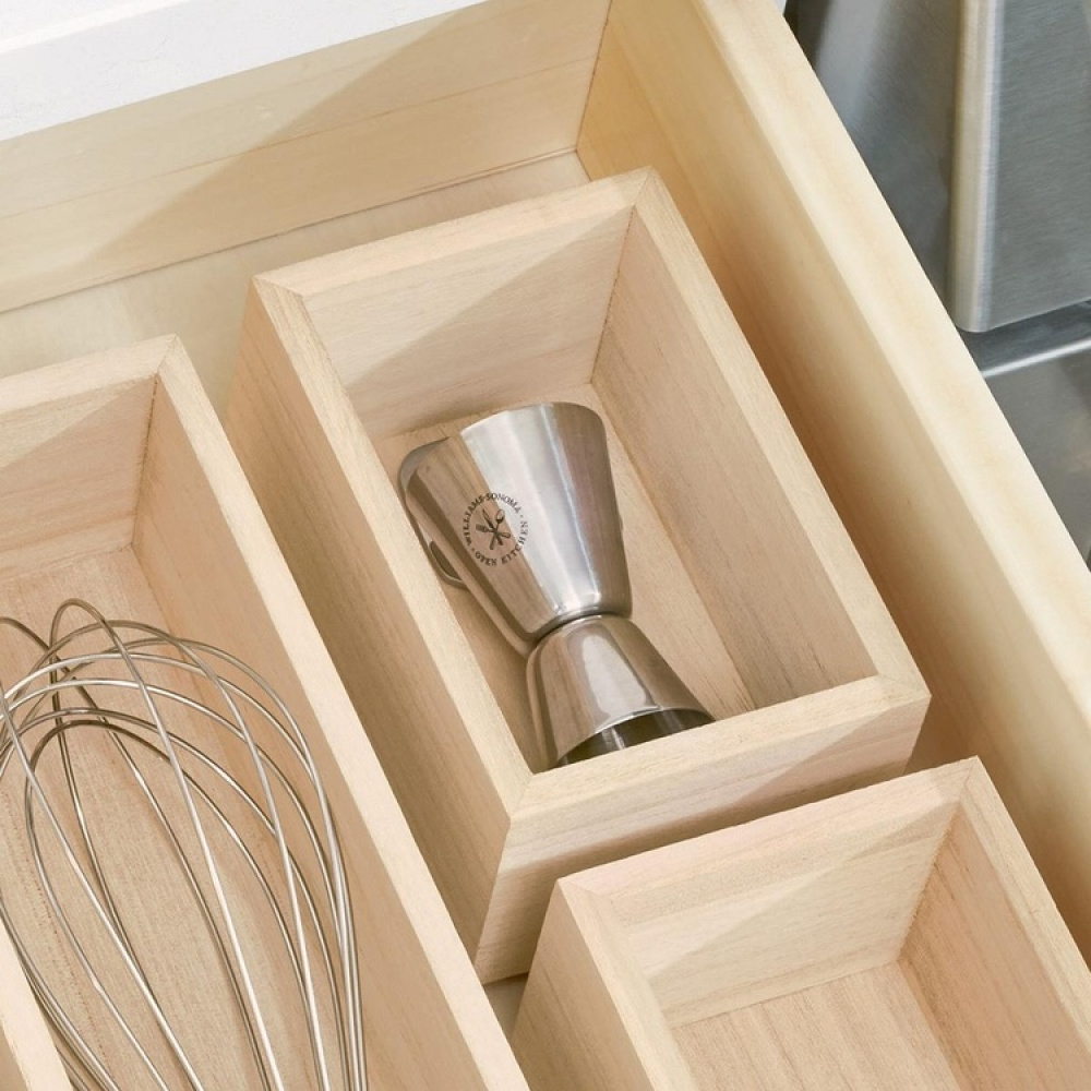 Indsatsbakke i træ, 12,7x8,6 cm, iDesign i gruppen Opbevaring / Opbevaringskasser / Småopbevaring hos SmartaSaker.se (40689)